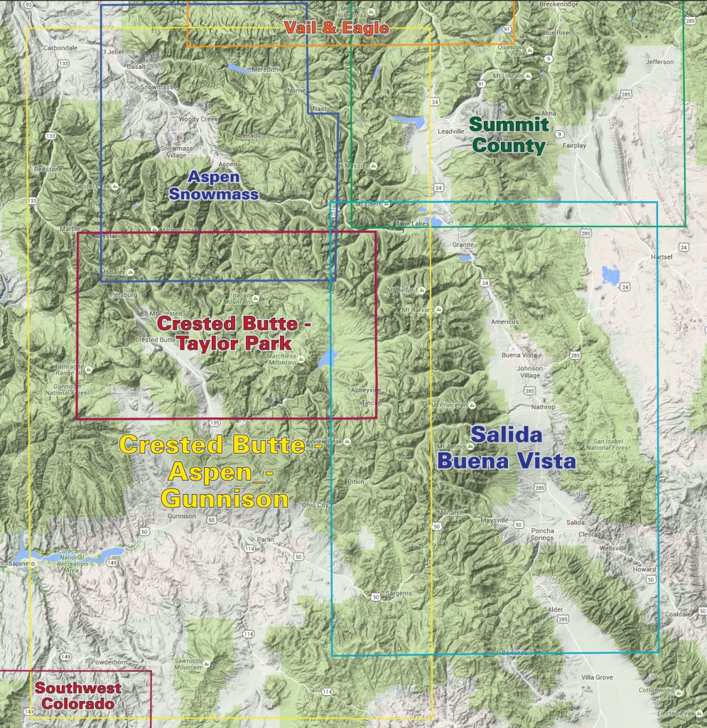 Salida - Buena Vista Trails - Latitude 40° maps