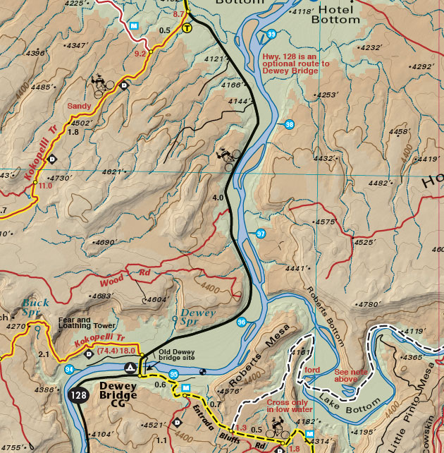 Fruita - Grand Junction Trails | Recreation Topo Map | Latitude 40° maps