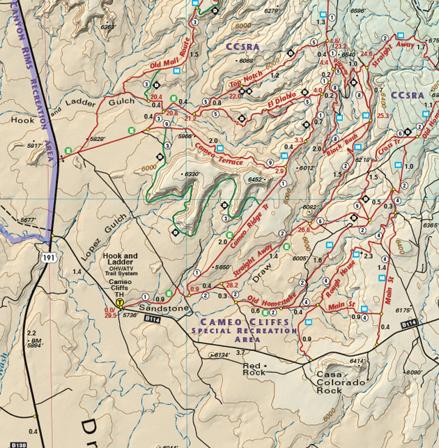 Moab Utv Trail Map - World Map